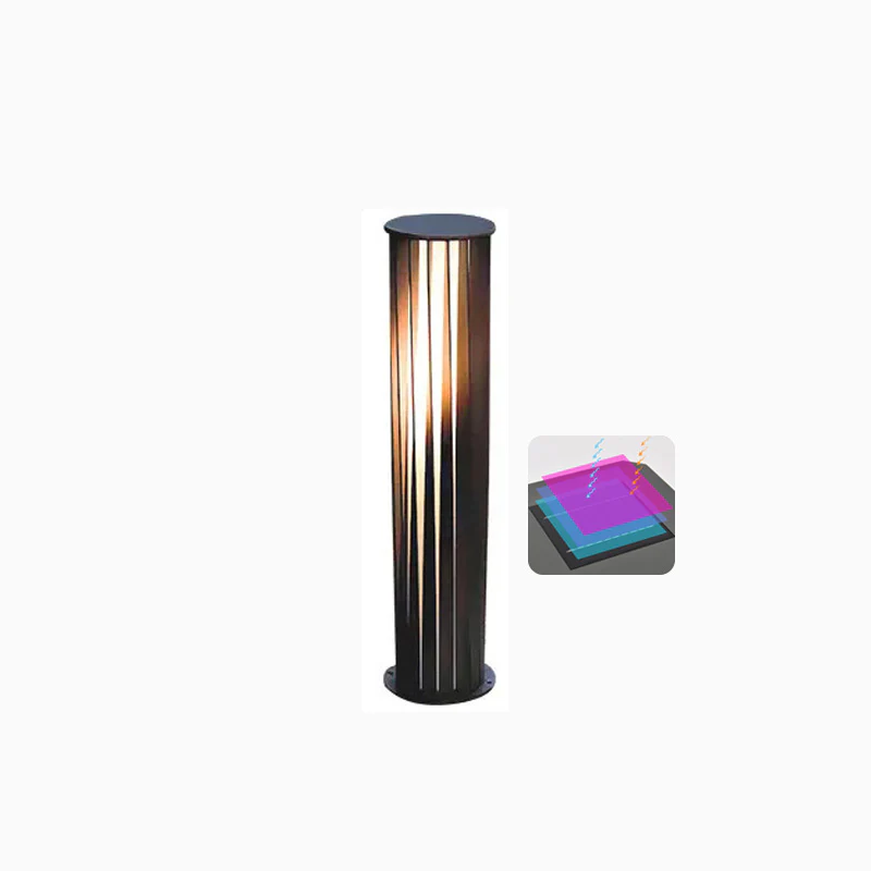 WOMO Decorative Solar Bollard Light-WM9179 - Image 20