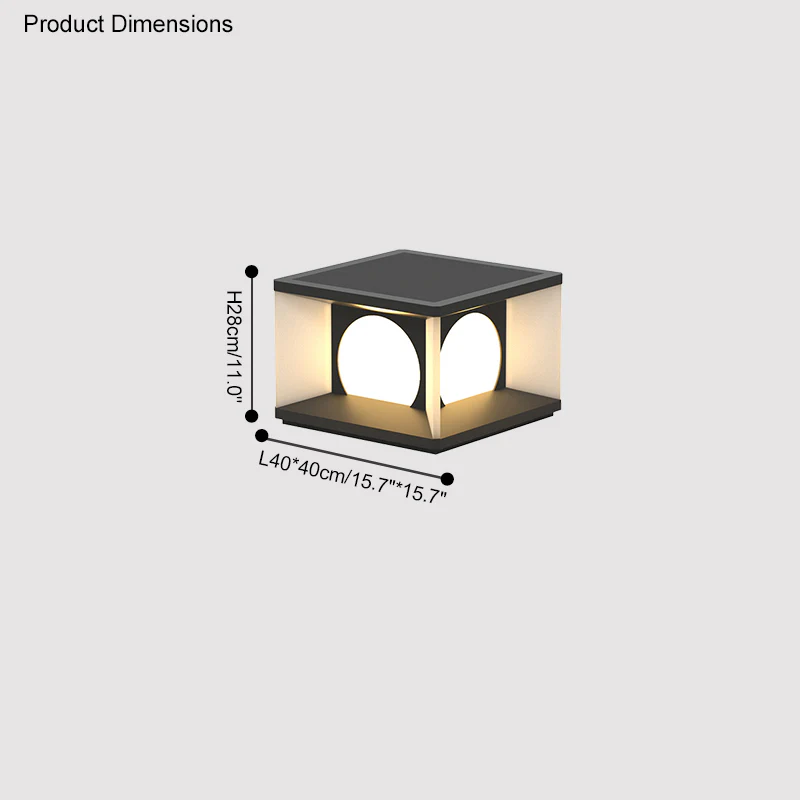 WOMO Solar Fence Post Light-WM9018 - Image 13