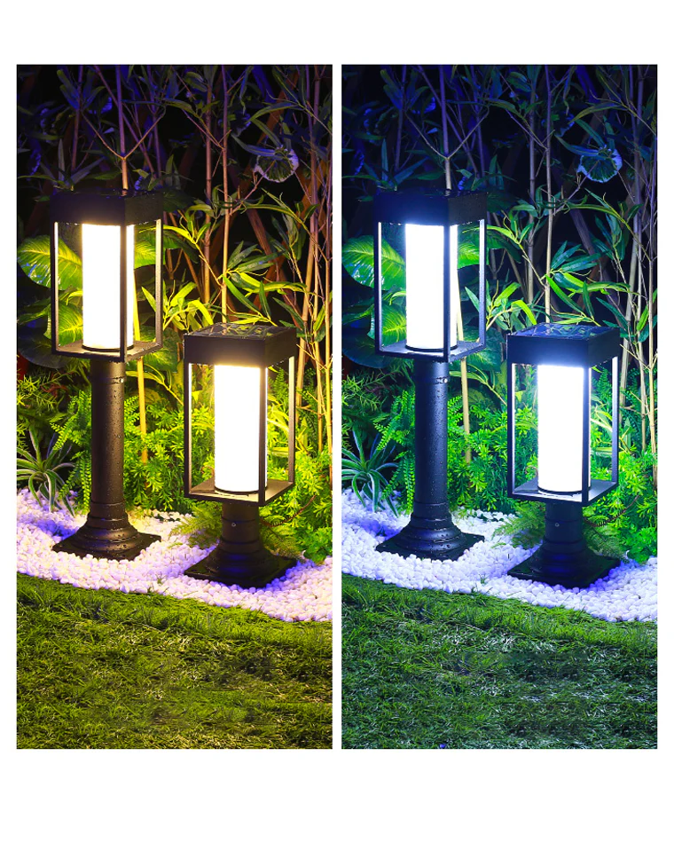 WOMO Solar Pathway Bollard Light-WM9026 - Image 14
