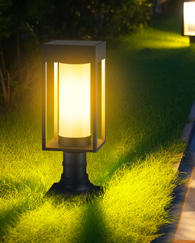 WOMO Solar Pathway Bollard Light-WM9026 - Image 15
