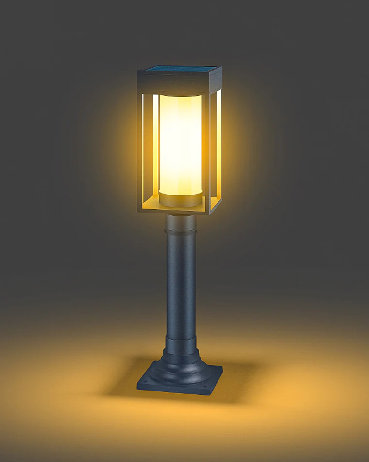 WOMO Solar Pathway Bollard Light-WM9026 - Image 19