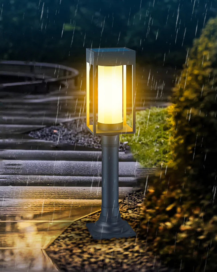 WOMO Solar Pathway Bollard Light-WM9026 - Image 20