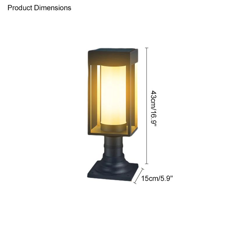 WOMO Solar Pathway Bollard Light-WM9026 - Image 21