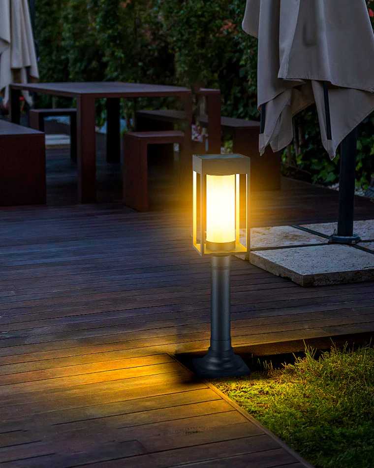 WOMO Solar Pathway Bollard Light-WM9026 - Image 3