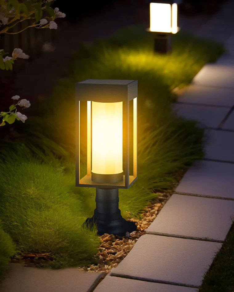 WOMO Solar Pathway Bollard Light-WM9026 - Image 4