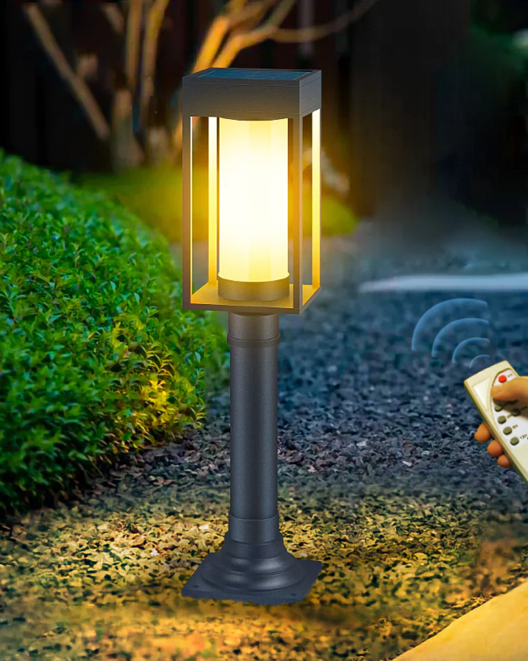 WOMO Solar Pathway Bollard Light-WM9026 - Image 5