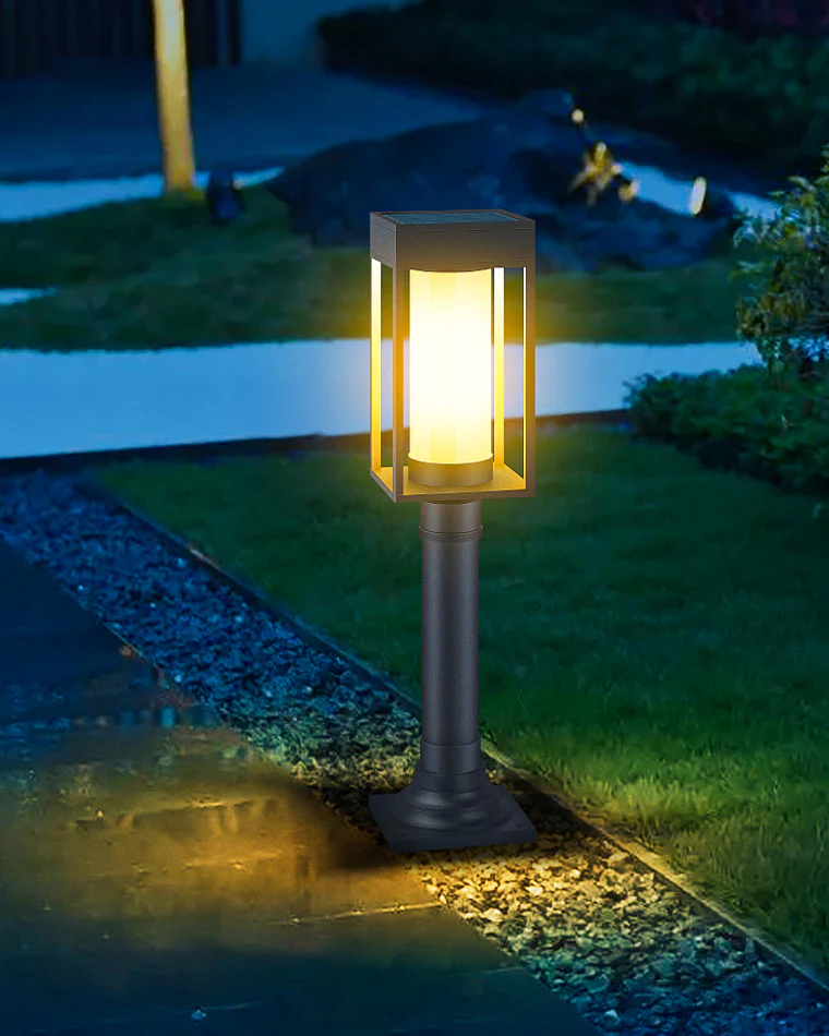 WOMO Solar Pathway Bollard Light-WM9026 - Image 7