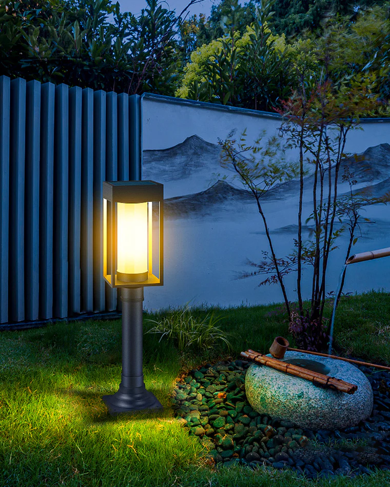WOMO Solar Pathway Bollard Light-WM9026 - Image 9