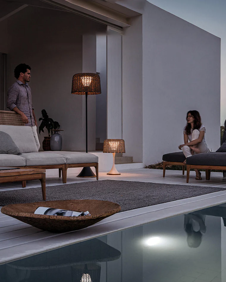 WOMO Solar Rattan Floor Light-WM9011 - Image 18