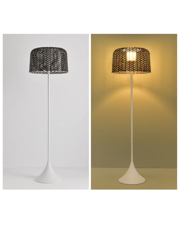 WOMO Solar Rattan Floor Light-WM9011 - Image 20