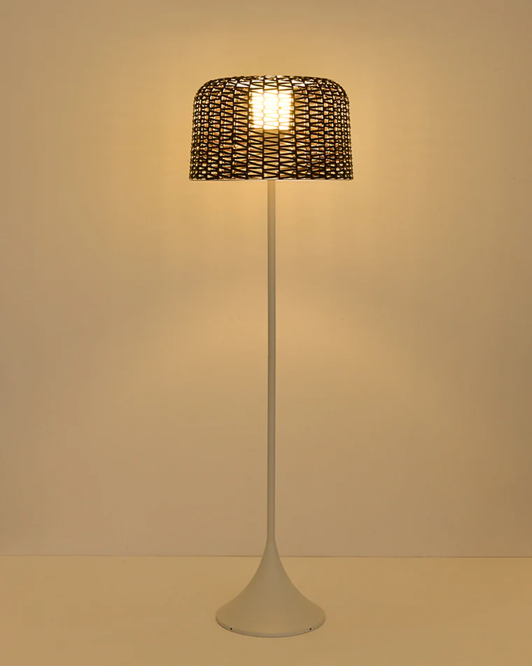 WOMO Solar Rattan Floor Light-WM9011 - Image 22