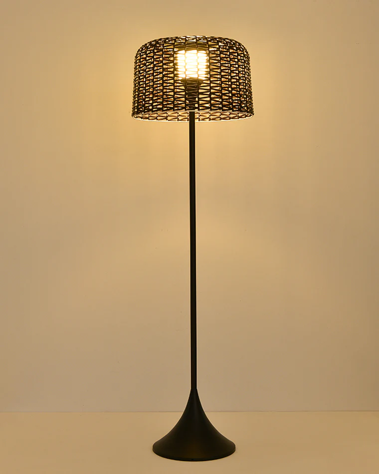 WOMO Solar Rattan Floor Light-WM9011 - Image 29