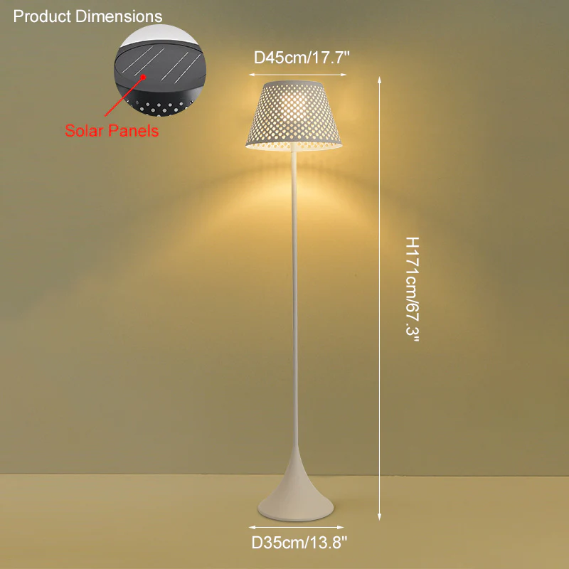 WOMO Solar Rattan Floor Light-WM9011 - Image 38