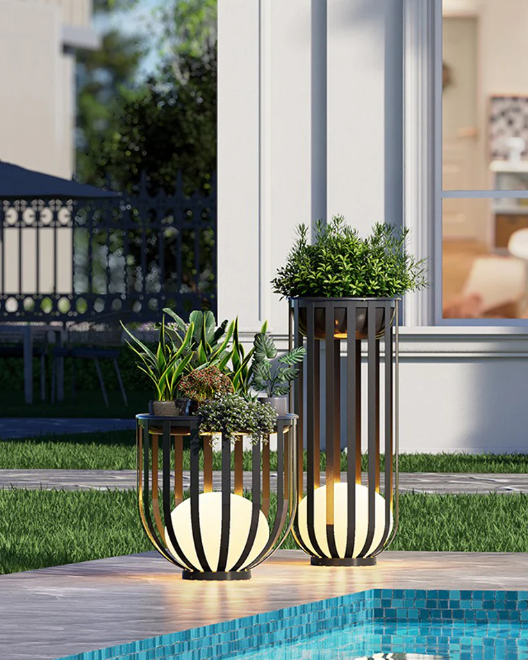 WOMO Solar Rechargeable Patio Floor Light-WM9004 - Image 18