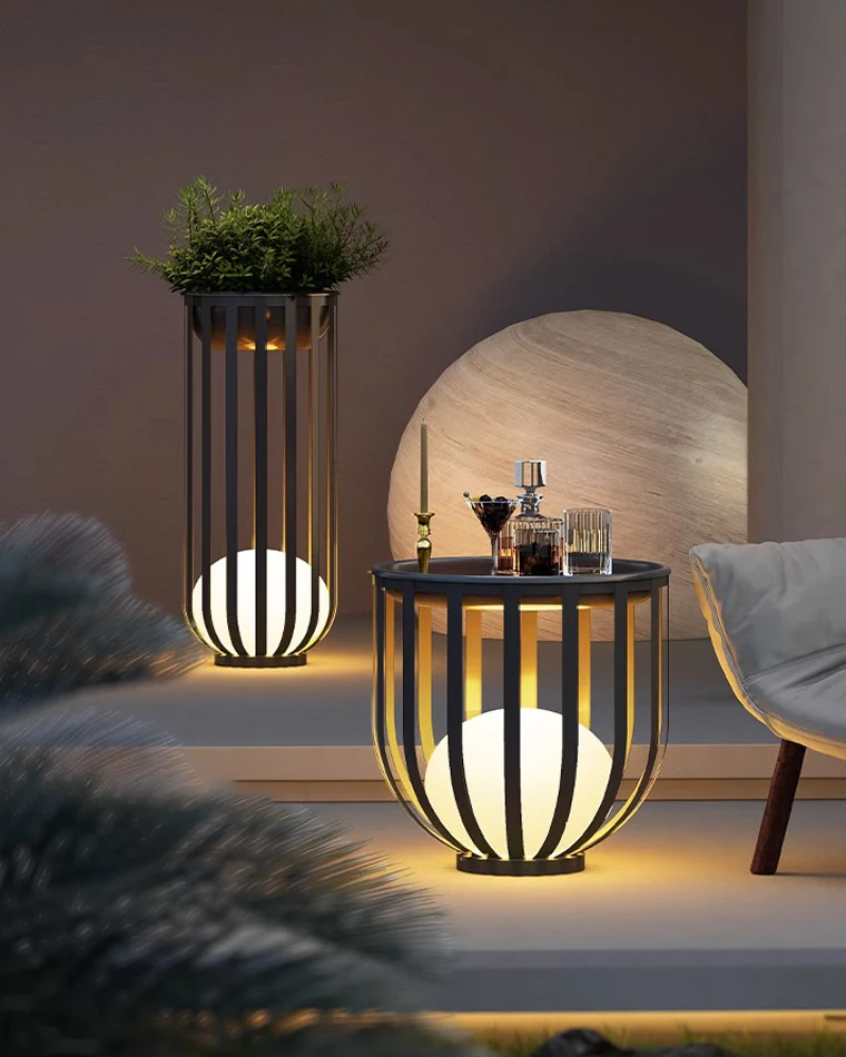 WOMO Solar Rechargeable Patio Floor Light-WM9004 - Image 3