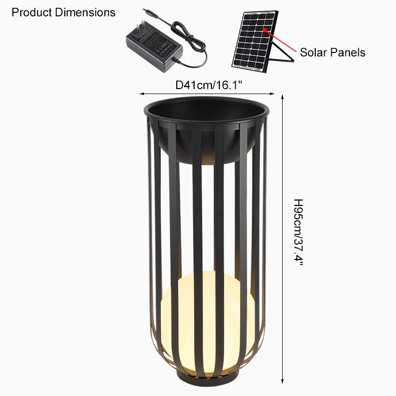 WOMO Solar Rechargeable Patio Floor Light-WM9004 - Image 42