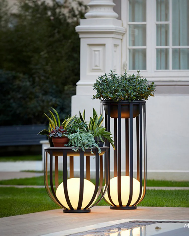 WOMO Solar Rechargeable Patio Floor Light-WM9004 - Image 5