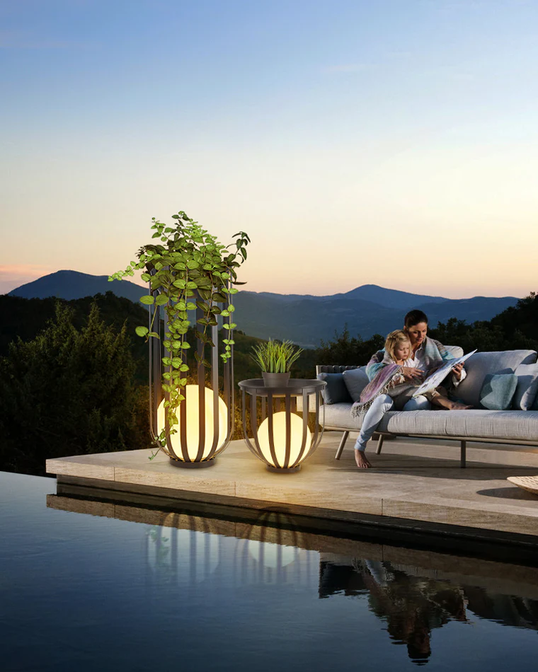WOMO Solar Rechargeable Patio Floor Light-WM9004 - Image 6