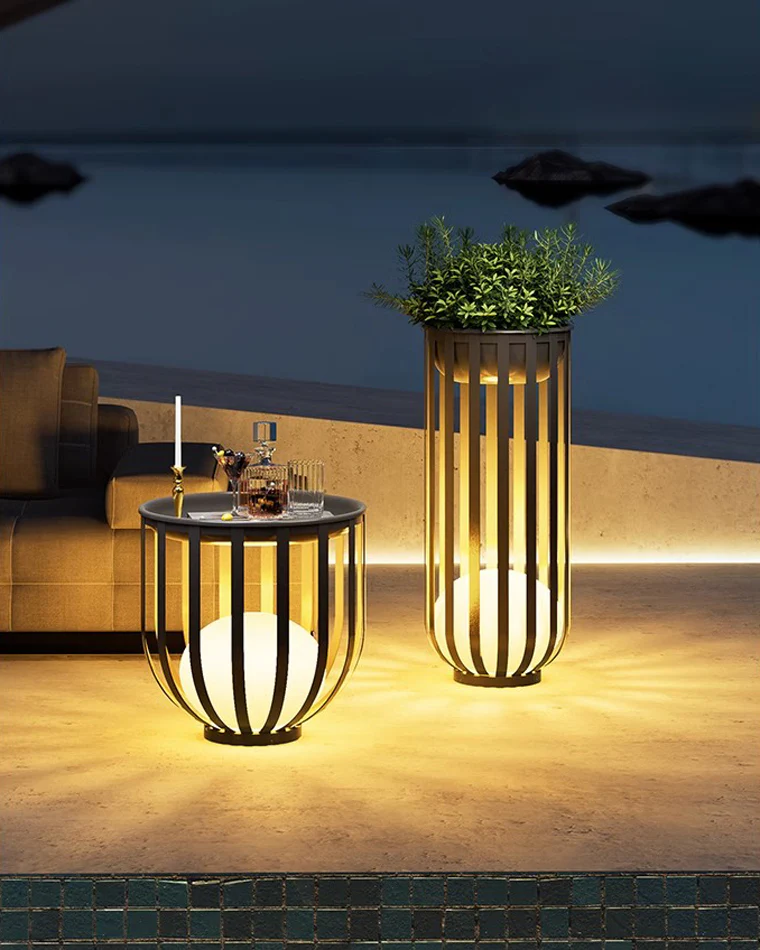 WOMO Solar Rechargeable Patio Floor Light-WM9004 - Image 8