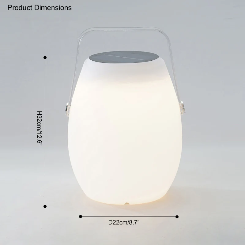 WOMO Solar Rechargeable Hue Lantern-WM9022 - Image 26