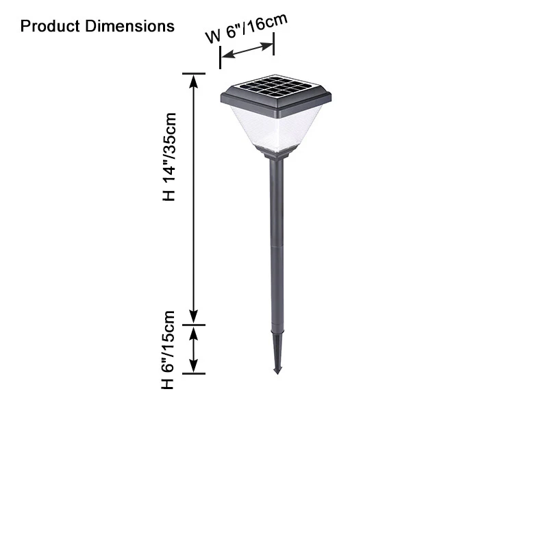 WOMO Solar Lawn Stake Light-WM9090 - Image 10