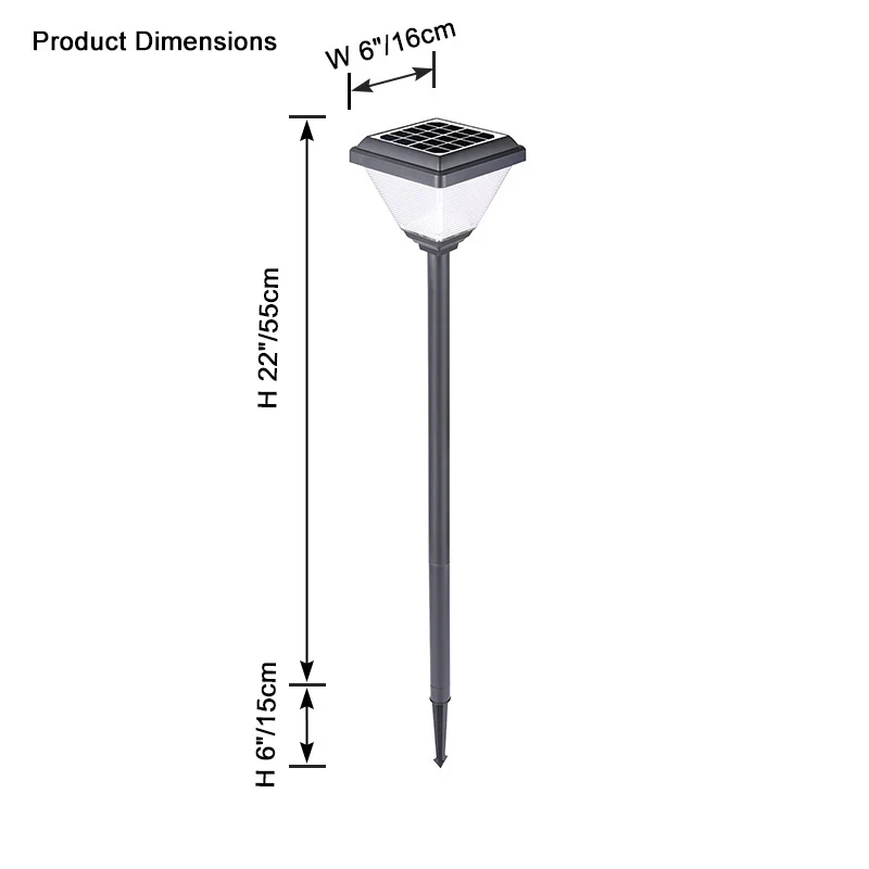 WOMO Solar Lawn Stake Light-WM9090 - Image 12