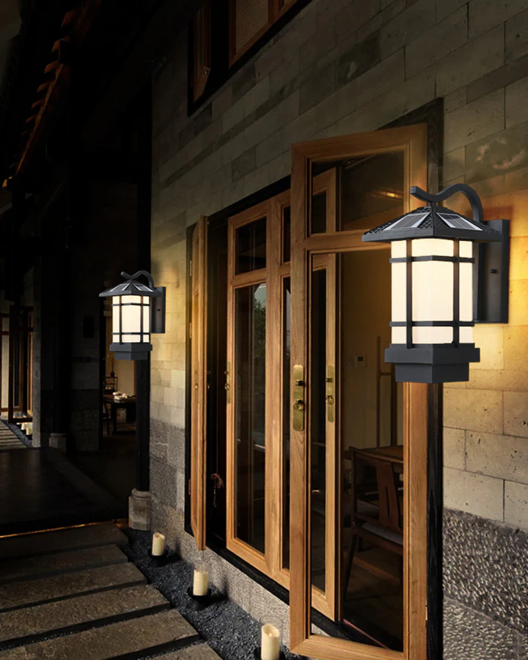 WOMO Solar Wall Lantern-WM9192 - Image 3