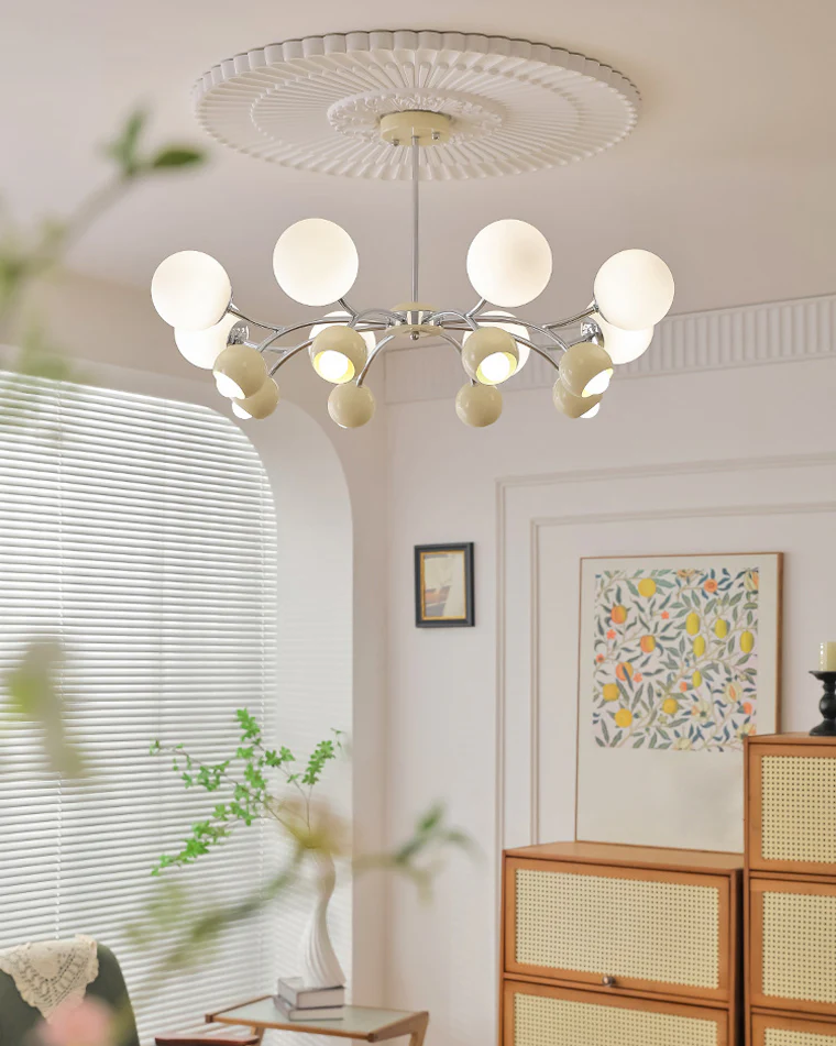 WOMO Space Age Glass Globe Chandelier-WM2290 - Image 10
