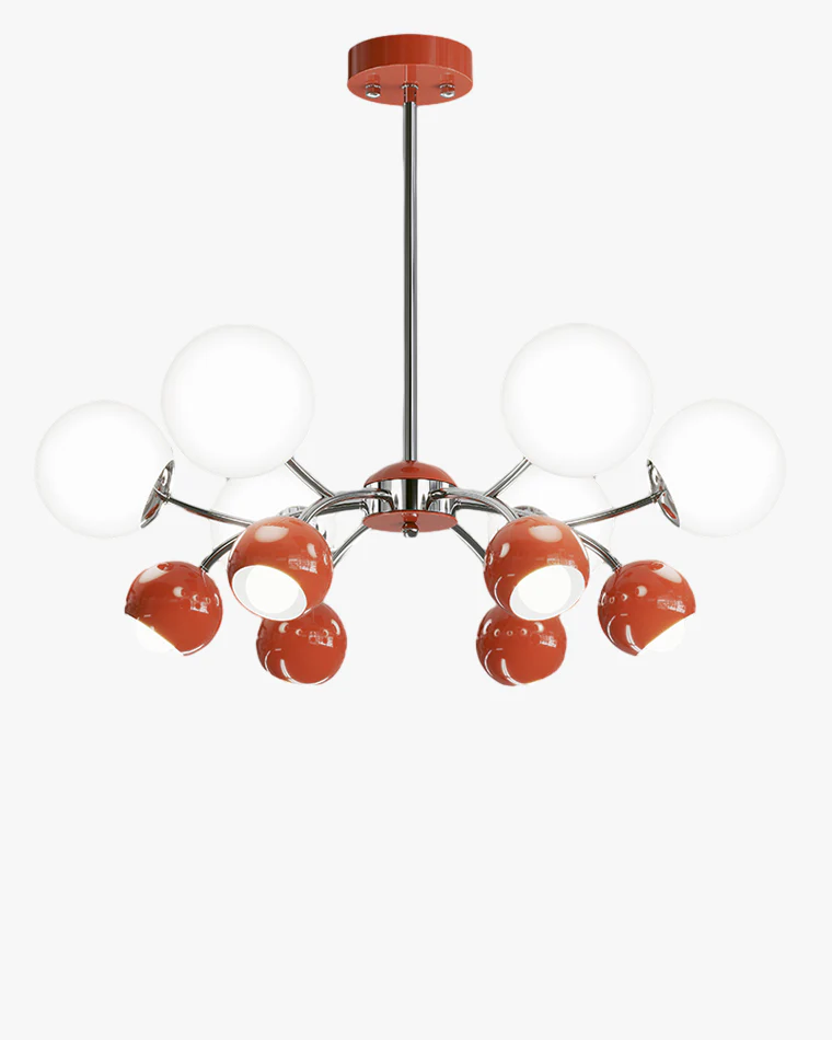 WOMO Space Age Glass Globe Chandelier-WM2290 - Image 12