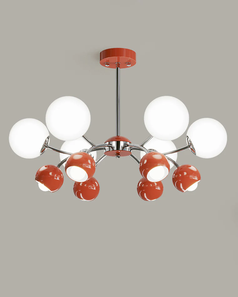 WOMO Space Age Glass Globe Chandelier-WM2290 - Image 14