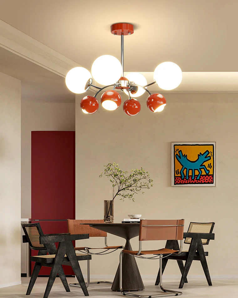 WOMO Space Age Glass Globe Chandelier-WM2290 - Image 20
