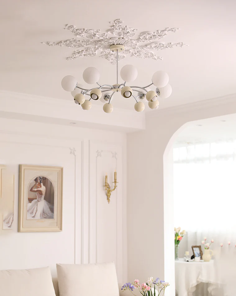 WOMO Space Age Glass Globe Chandelier-WM2290 - Image 22