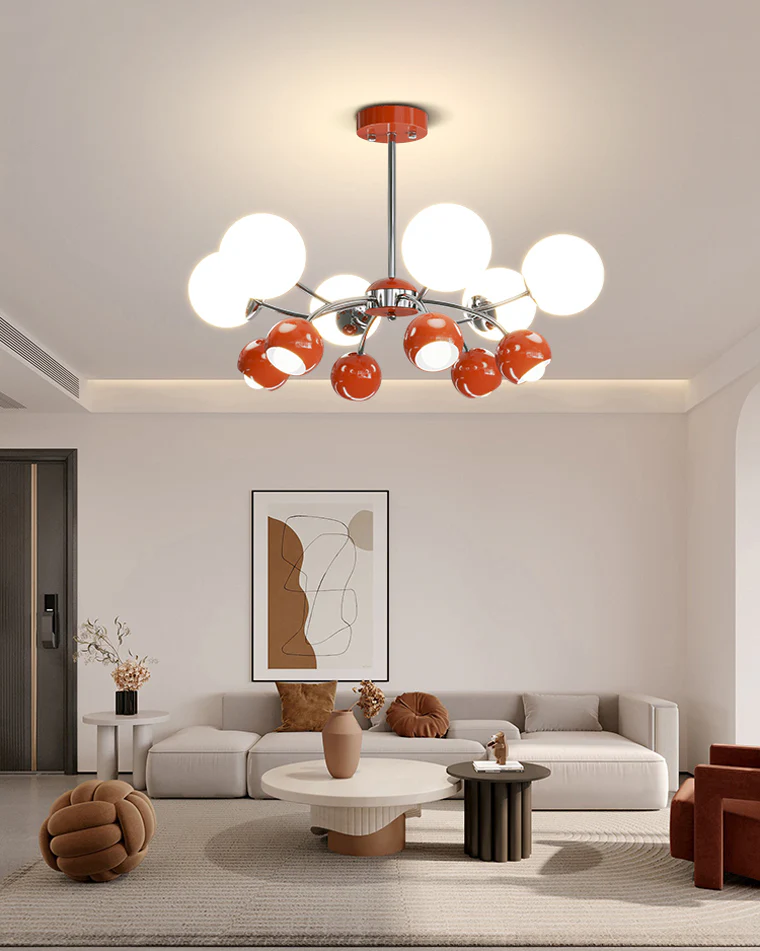 WOMO Space Age Glass Globe Chandelier-WM2290 - Image 23