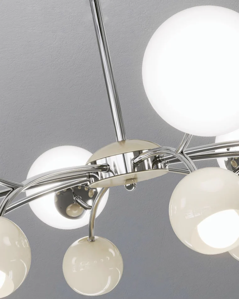 WOMO Space Age Glass Globe Chandelier-WM2290 - Image 27