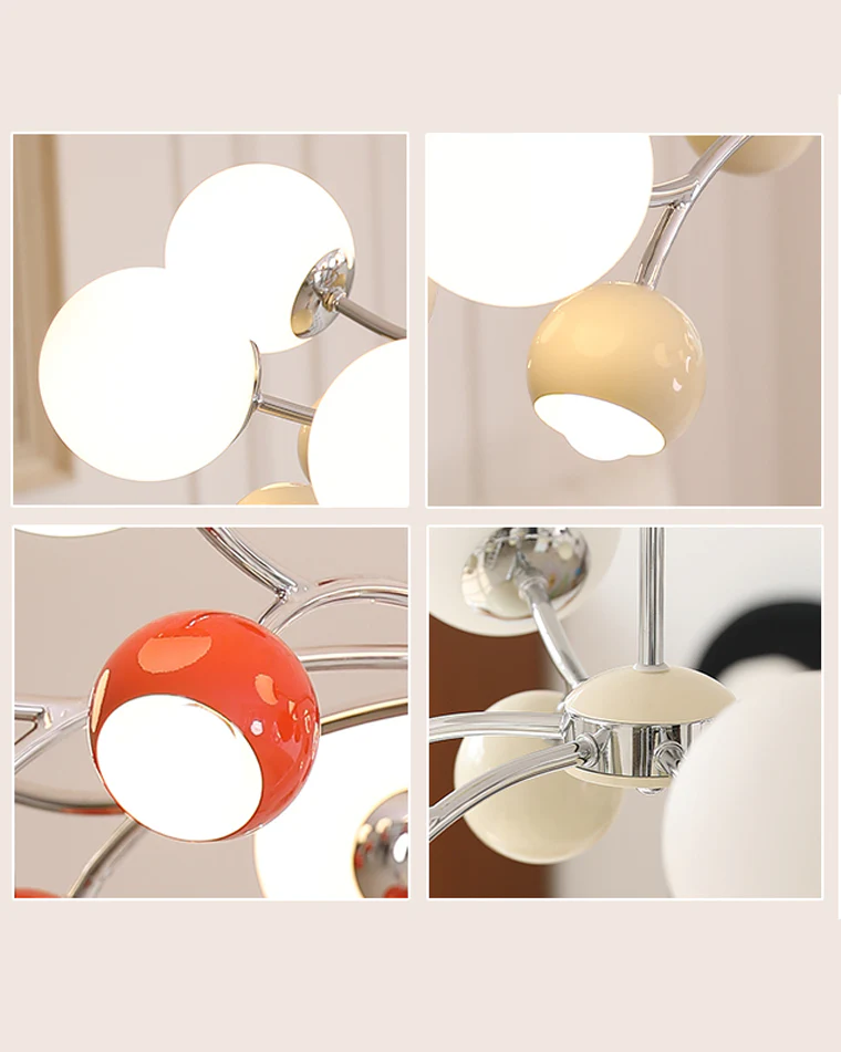WOMO Space Age Glass Globe Chandelier-WM2290 - Image 30