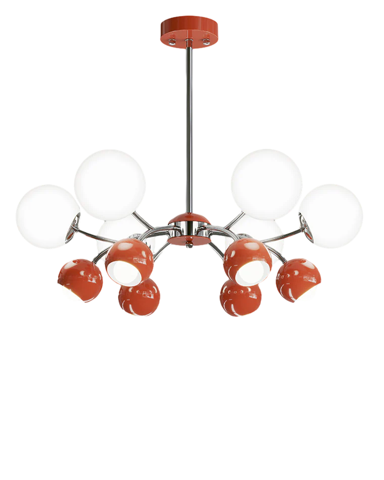 WOMO Space Age Glass Globe Chandelier-WM2290 - Image 8