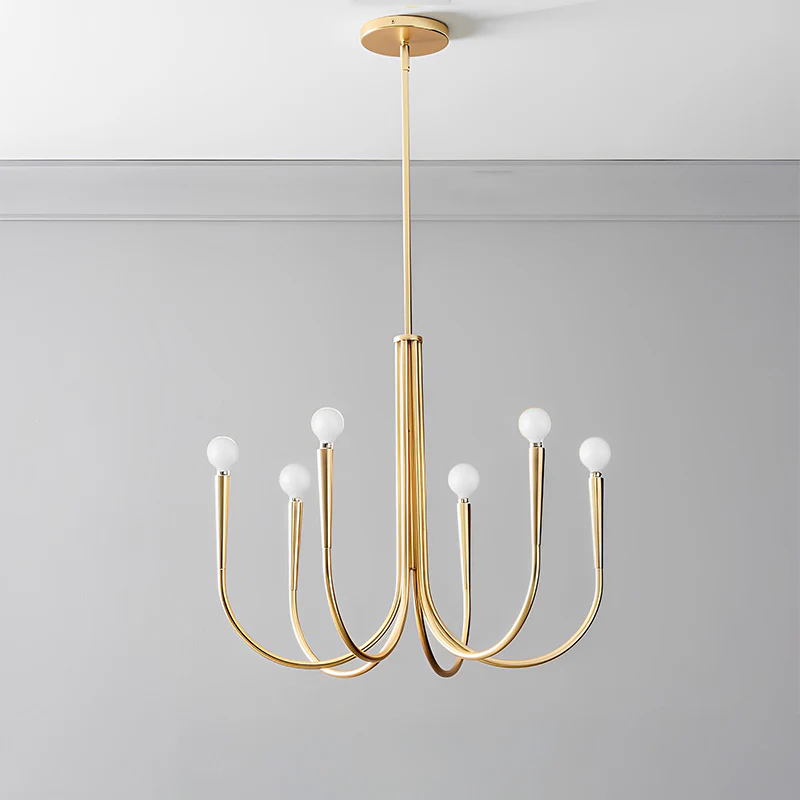 WOMO Swoop Arm Candle Chandelier-WM2508 - Image 19