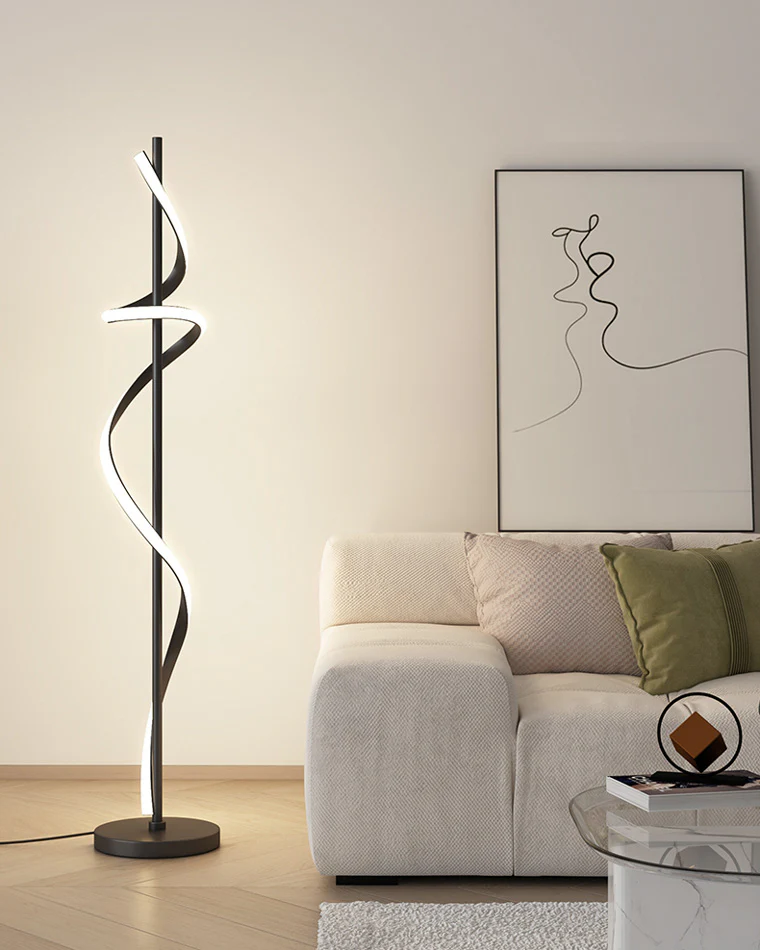 WOMO Dimmable Spiral Floor Lamp-WM7073 - Image 11