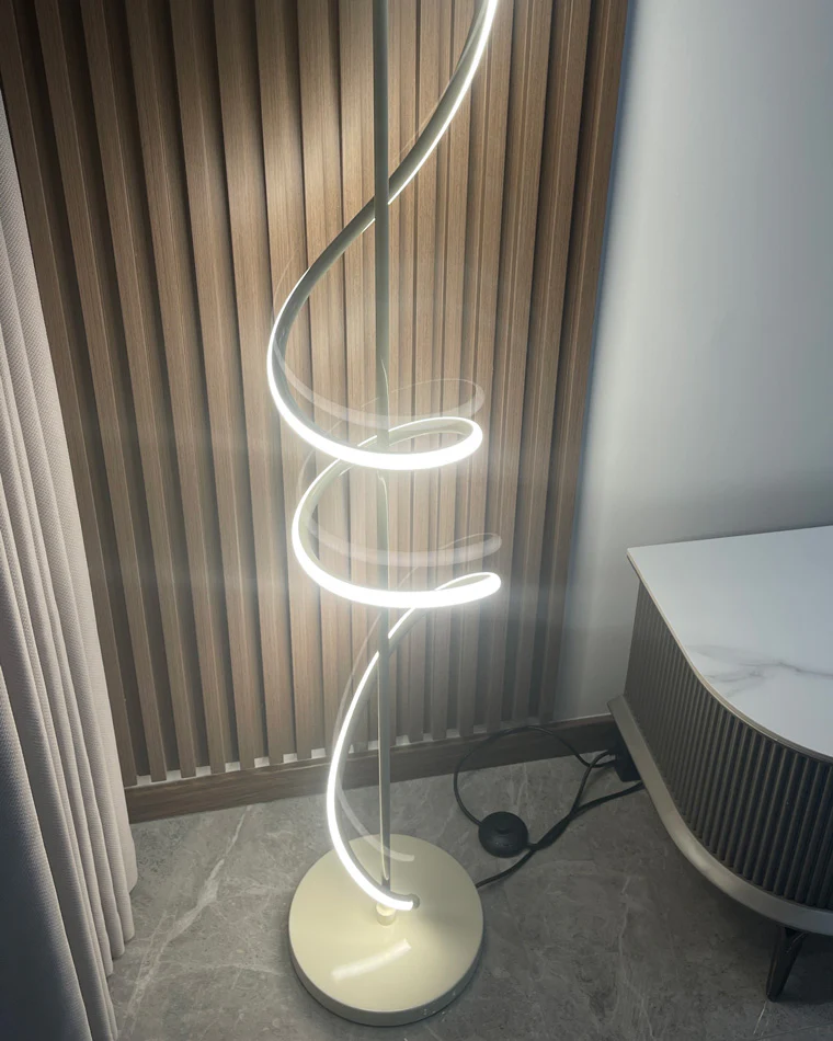 WOMO Dimmable Spiral Floor Lamp-WM7073 - Image 12