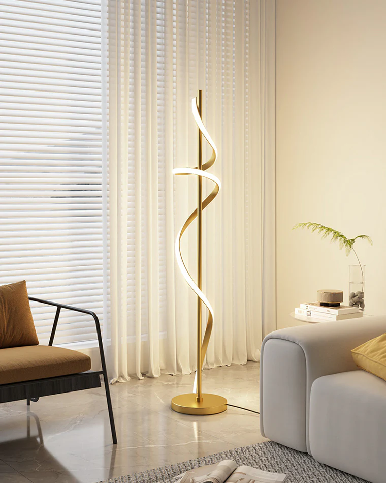 WOMO Dimmable Spiral Floor Lamp-WM7073 - Image 15