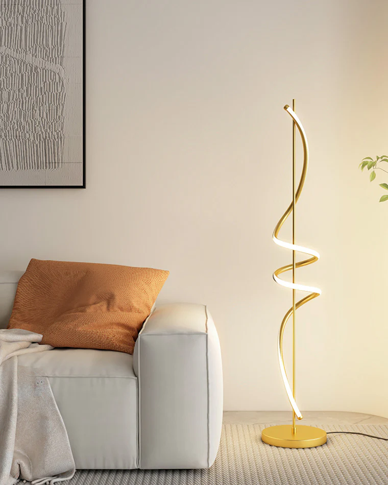 WOMO Dimmable Spiral Floor Lamp-WM7073 - Image 17