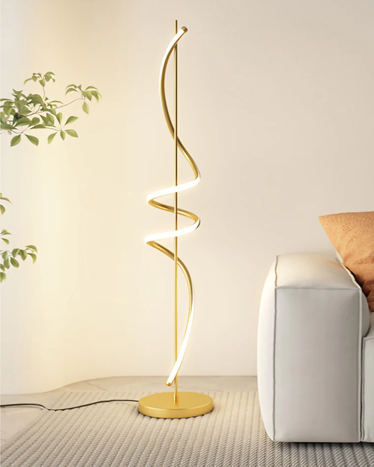 WOMO Dimmable Spiral Floor Lamp-WM7073 - Image 25