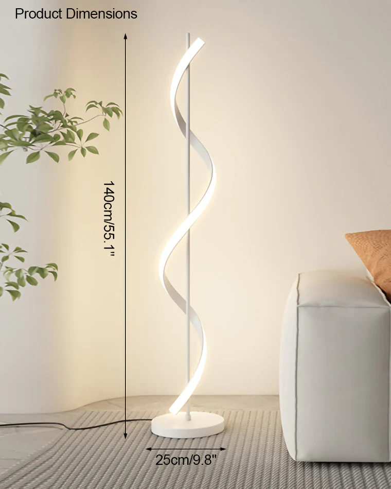 WOMO Dimmable Spiral Floor Lamp-WM7073 - Image 32