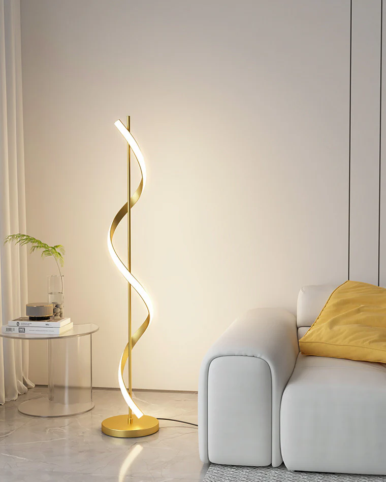 WOMO Dimmable Spiral Floor Lamp-WM7073 - Image 5