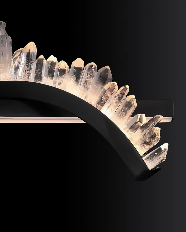 WOMO Swirl Crystal Linear Chandelier-WM2713 - Image 17