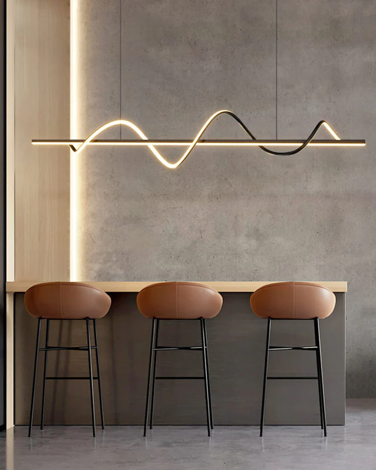 WOMO Spiral Linear Pendant Light-WM2763 - Image 3
