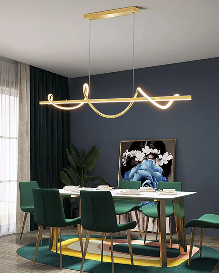 WOMO Spiral Linear Pendant Light-WM2763 - Image 4