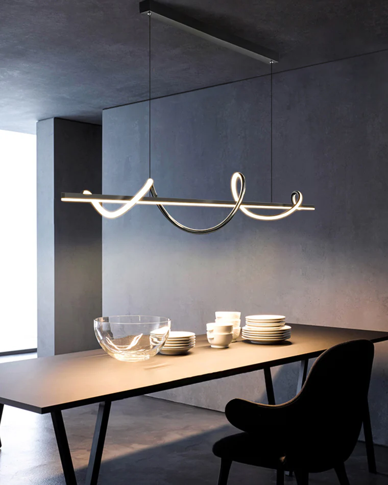 WOMO Spiral Linear Pendant Light-WM2763 - Image 5