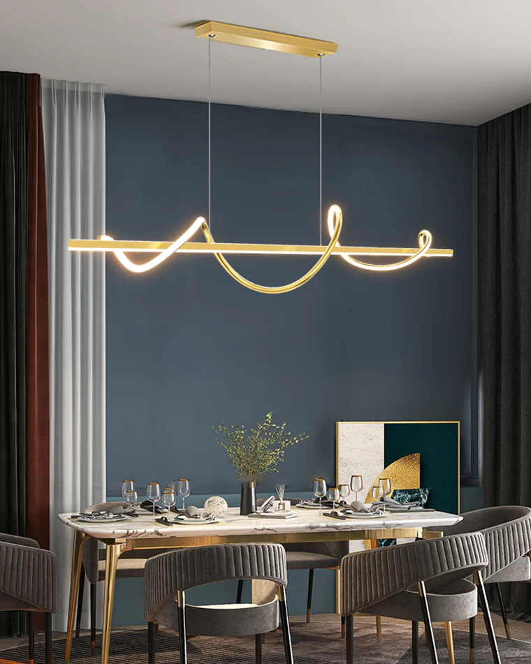 WOMO Spiral Linear Pendant Light-WM2763 - Image 8
