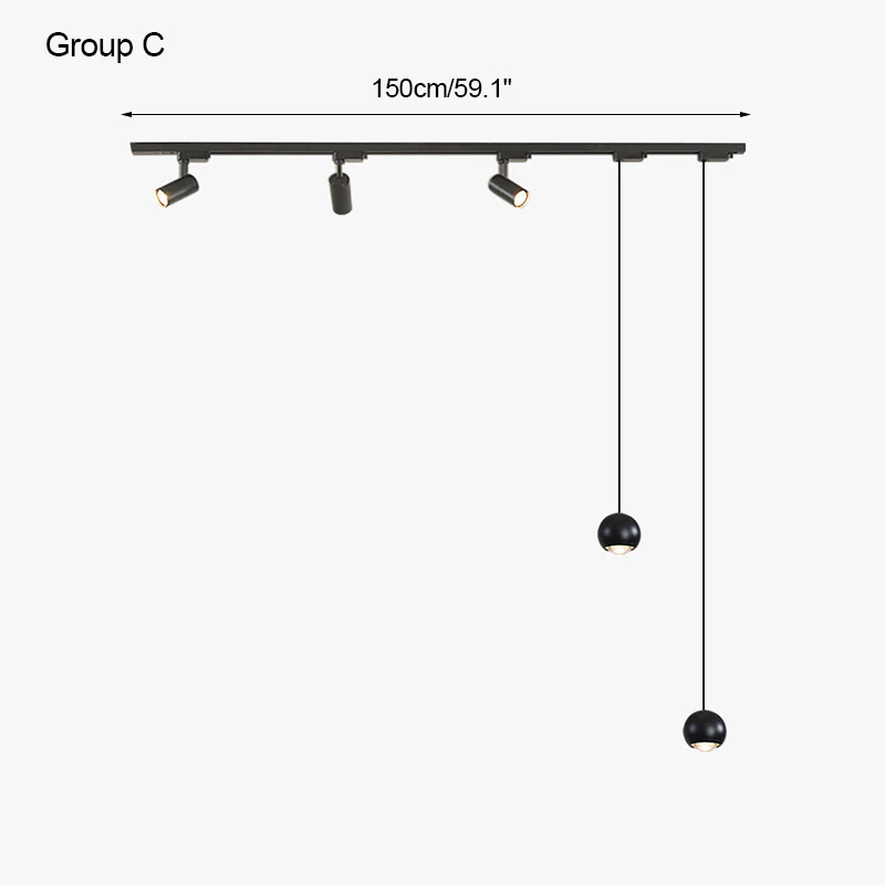 WOMO Spotlight Pendant Light for Track Lighting-WM2163 - Image 66